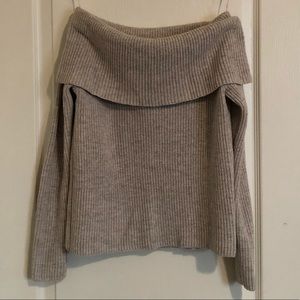 Off the shoulder sweater